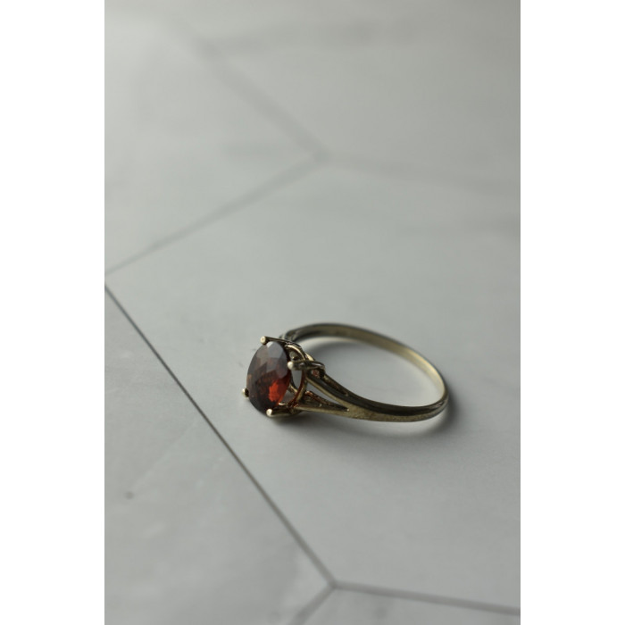 Sky Jewelry Серебряное кольцо 925 проба с Гранатом