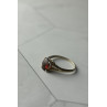 Sky Jewelry Серебряное кольцо 925 проба с Гранатом