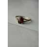 Sky Jewelry Серебряное кольцо 925 проба с Гранатом