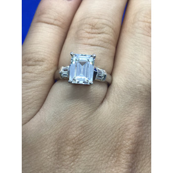 Sky Jewelry Серебряное кольцо с фианитом