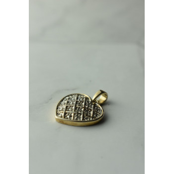 Sky Jewelry Кулон серебро в позолоте 925 проба *Сердце*