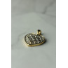 Sky Jewelry Кулон серебро в позолоте 925 проба *Сердце*