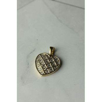 Sky Jewelry Кулон серебро в позолоте 925 проба *Сердце*