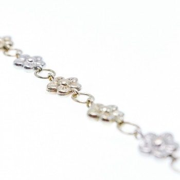 Sky Jewelry Серебряный браслет 925 проба  с позолотой 14К (585 проба)  Италия