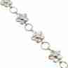 Sky Jewelry Серебряный браслет 925 проба  с позолотой 14К (585 проба)  Италия