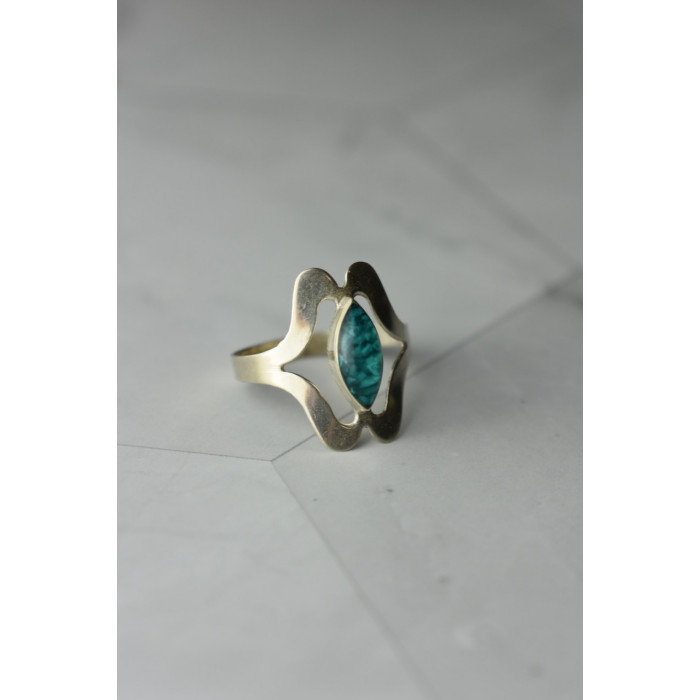 Sky Jewelry Серебряное кольцо 925 пробы  с *Китайской* Бирюзой