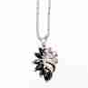 Sky Jewelry Серебряная цепочка с кулоном камень Шпинель и Фианиты