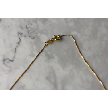 Sky Jewelry Серебряная цепочка с кулоном Бабочка с Бриллиантом в позолоте Italy