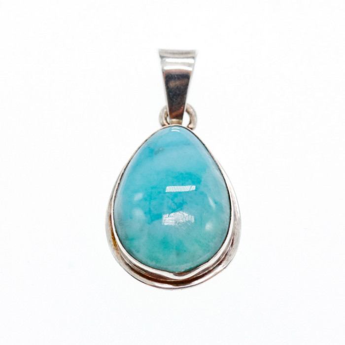 Sky Jewelry Серебряный кулон 925 проба с камнем Ларимар