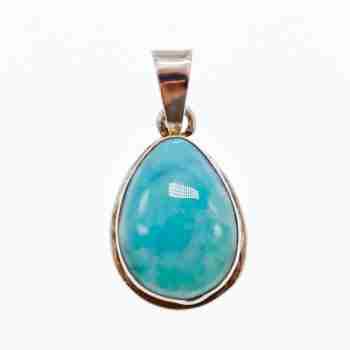Sky Jewelry Серебряный кулон 925 проба с камнем Ларимар