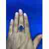 Sky Jewelry Серебряное кольцо с камнем синяя шпинель