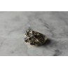 Sky Jewelry Серебряное кольцо с Черным Турмалином (Шерл) и камнями Морион