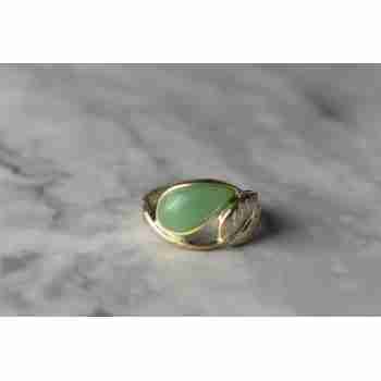 Sky Jewelry Серебряное кольцо 925 проба с  Нефритом