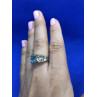 Sky Jewelry Серебряное кольцо с голубой шпинелью