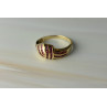 Sky Jewelry Золотое кольцо с Рубинами 14К (585 проба)