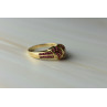 Sky Jewelry Золотое кольцо с Рубинами 14К (585 проба)