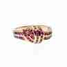 Sky Jewelry Золотое кольцо с Рубинами 14К (585 проба)