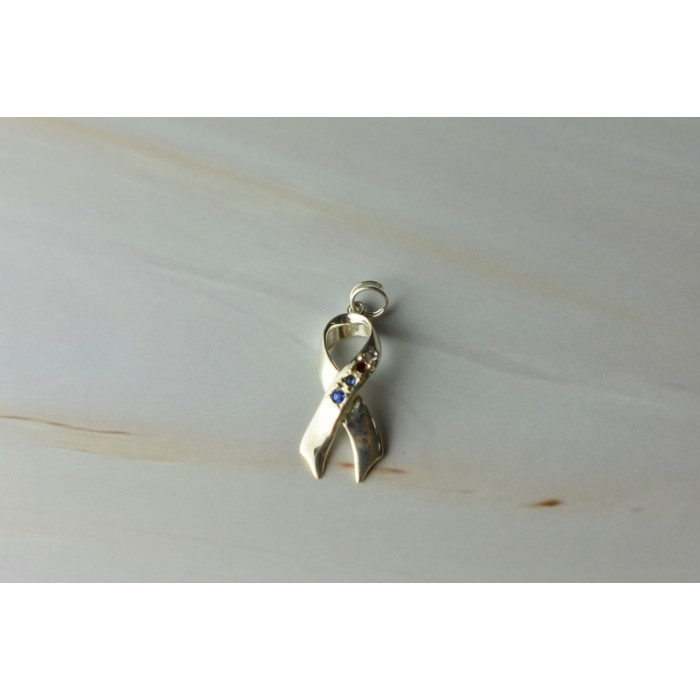 Sky Jewelry Кулон серебро 925 пробы с разноцветными фианитами