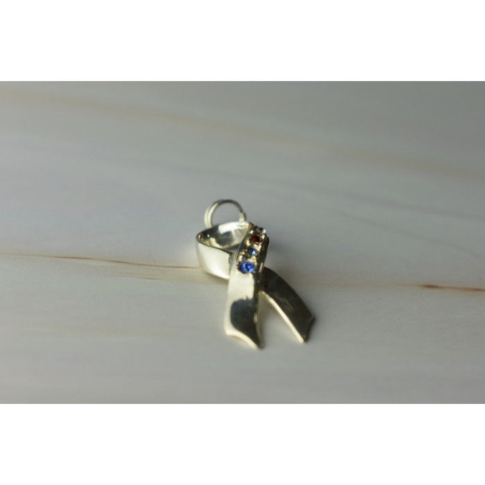 Sky Jewelry Кулон серебро 925 пробы с разноцветными фианитами