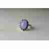 Sky Jewelry Серебряное кольцо с Аметистовым Кварцем и фиолетовым Турмалином