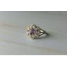 Sky Jewelry Ажурное Серебряное кольцо с Аметистом
