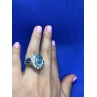 Sky Jewelry Серебряное кольцо с топазом