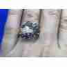 Sky Jewelry Серебряное кольцо (позолота) с сапфиром
