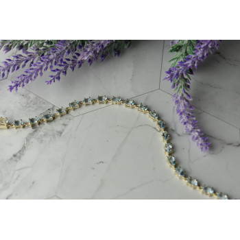 Sky Jewelry Серебряный браслет с камнем Топаз  925 проба