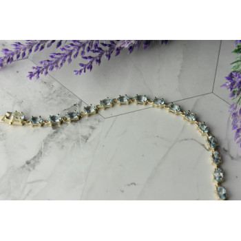 Sky Jewelry Серебряный браслет с камнем Топаз  925 проба