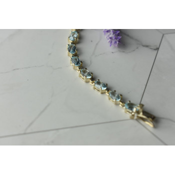 Sky Jewelry Серебряный браслет с камнем Топаз  925 проба