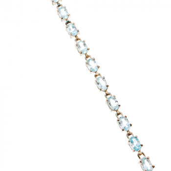 Sky Jewelry Серебряный браслет с камнем Топаз  925 проба