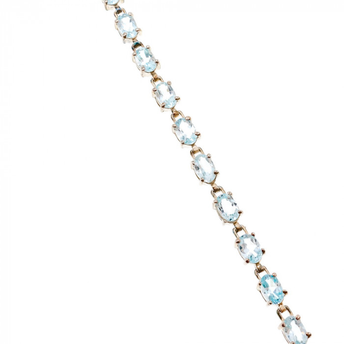 Sky Jewelry Серебряный браслет с камнем Топаз  925 проба