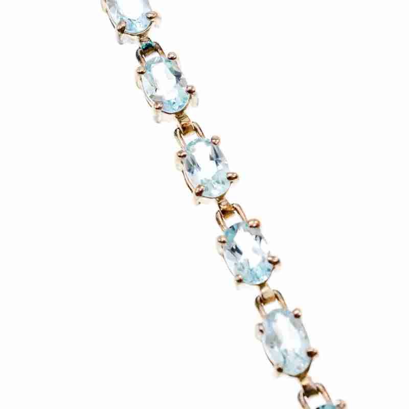 Sky Jewelry Серебряный браслет с камнем Топаз  925 проба