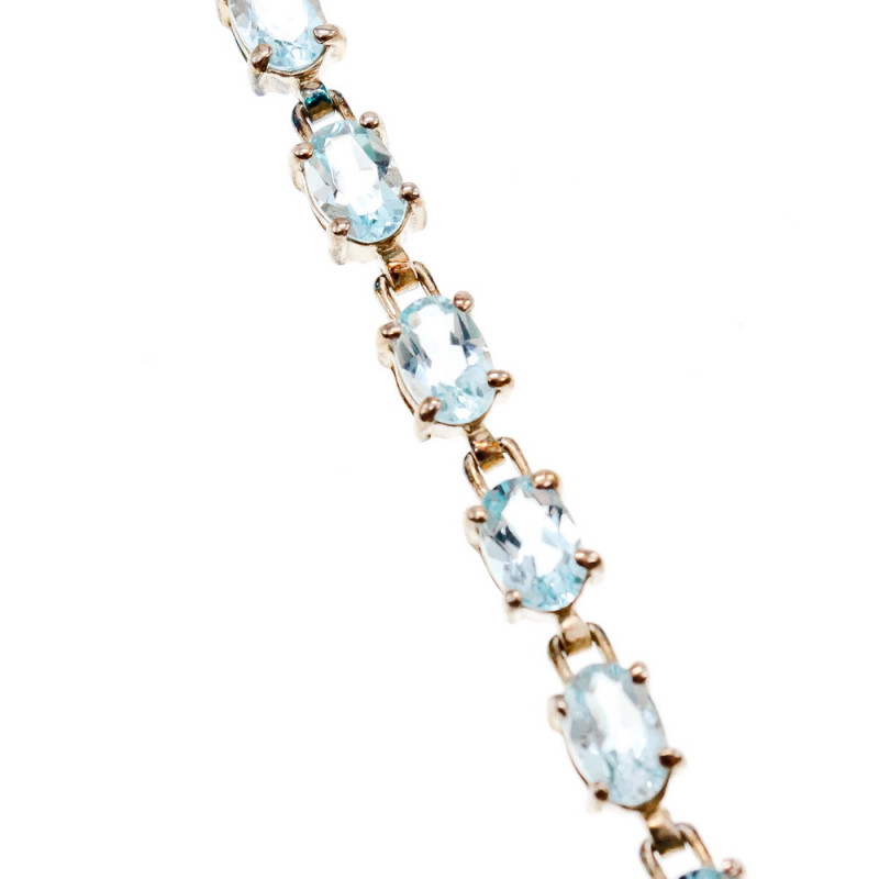 Sky Jewelry Серебряный браслет с камнем Топаз  925 проба