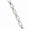 Sky Jewelry Серебряный браслет с камнем Топаз  925 проба