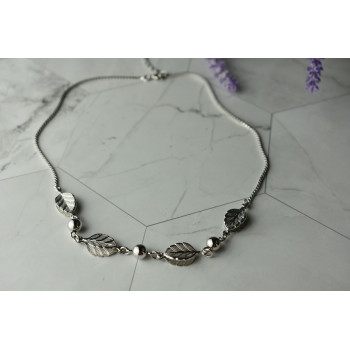 Sky Jewelry Серебряное ожерелье *Осенняя Листва*