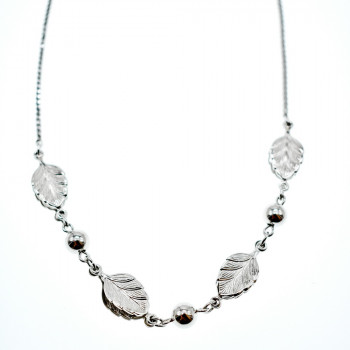 Sky Jewelry Серебряное ожерелье *Осенняя Листва*