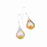 Sky Jewelry Серебряные серьги с Жемчугом Italy 925 проба