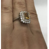 Sky Jewelry Серебряное кольцо с камнем цитрин