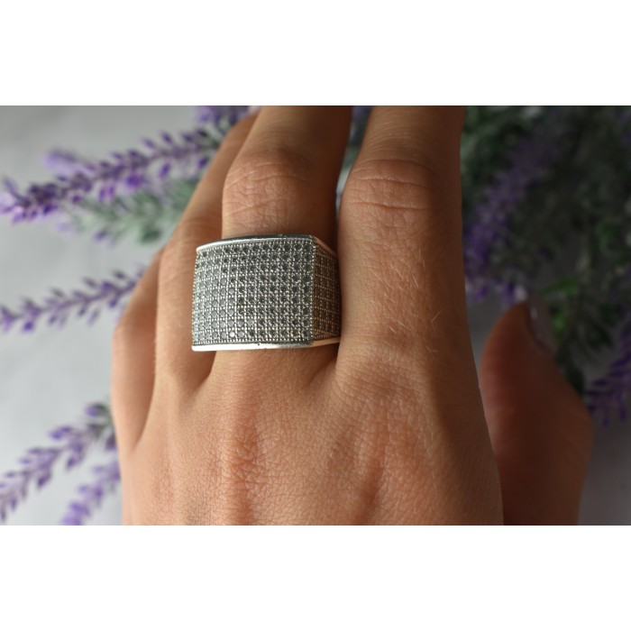 Sky Jewelry Серебро 925 пробы Кольцо с фианитами