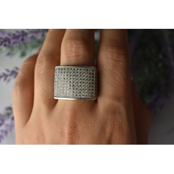 Sky Jewelry Серебро 925 пробы Кольцо с фианитами