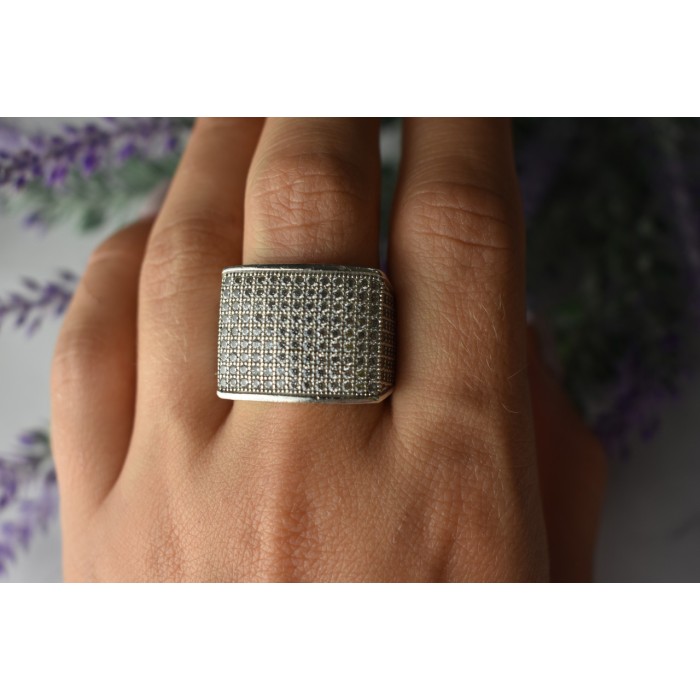 Sky Jewelry Серебро 925 пробы Кольцо с фианитами