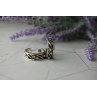 Sky Jewelry Серебряные серьги с черной эмалью и камнями розовая Шпинель