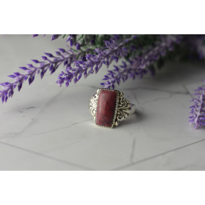 Sky Jewelry Серебряное кольцо 925 пробы с Яшмой