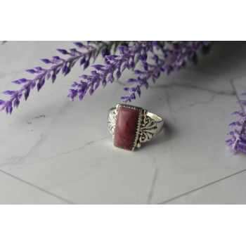 Sky Jewelry Серебряное кольцо 925 пробы с Яшмой