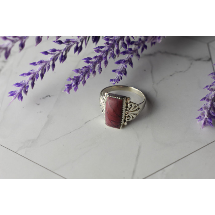 Sky Jewelry Серебряное кольцо 925 пробы с Яшмой