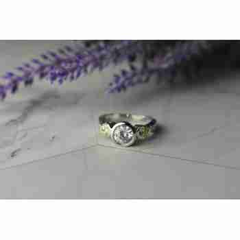 Sky Jewelry Серебряное Кольцо с  Фианитами 925 проба