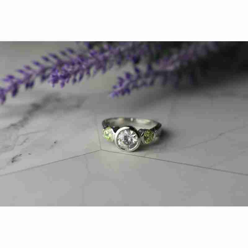 Sky Jewelry Серебряное Кольцо с  Фианитами 925 проба