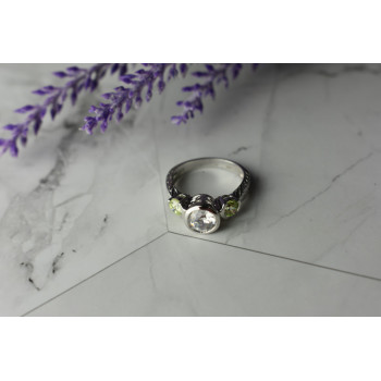 Sky Jewelry Серебряное Кольцо с  Фианитами 925 проба