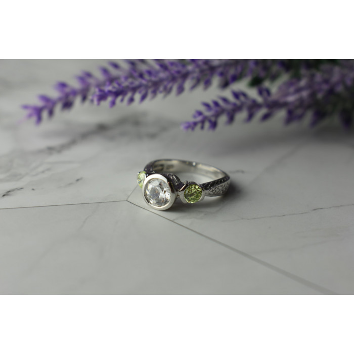 Sky Jewelry Серебряное Кольцо с  Фианитами 925 проба